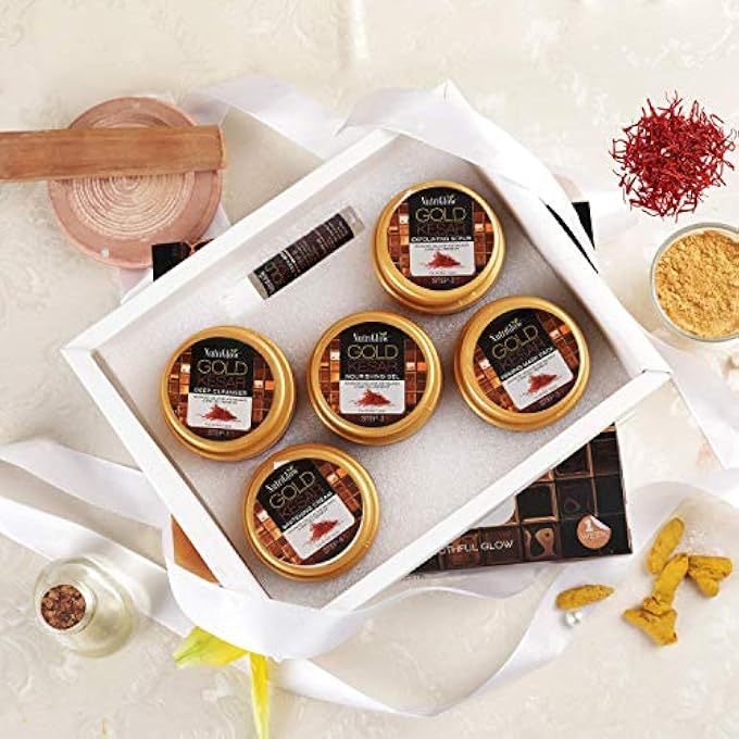 NUTRIGLOW مجموعة العناية بجمال النساء بلمسة ذهبية فورية مع ترطيب لتفتيح البشرة - علاج مثالي - Image 4